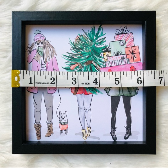 Handmade Holiday Miss Claus Frame Decor - Picture 4 of 6